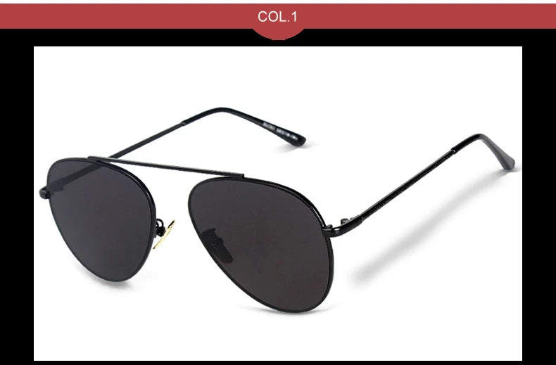 TAGION Brand New Men's Pilot Sunglasses Women Men Alloy Frame Fashion Sunglasses Driving Lenses Unisex Eyewear 2767