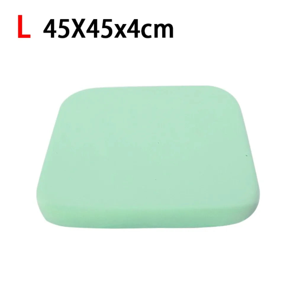 Anti-Slip 4cmThick Seat Cushion Ultra Soft Breathable Car Seat Pad Rebound Memory Foam Office Chair Pad Home Textile