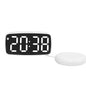 Super Loud Vibrating Alarm Clock LED Table Clock with Brightness Adjustment Desktop Clock for Heavy Sleeper Deaf Hard of Hearing