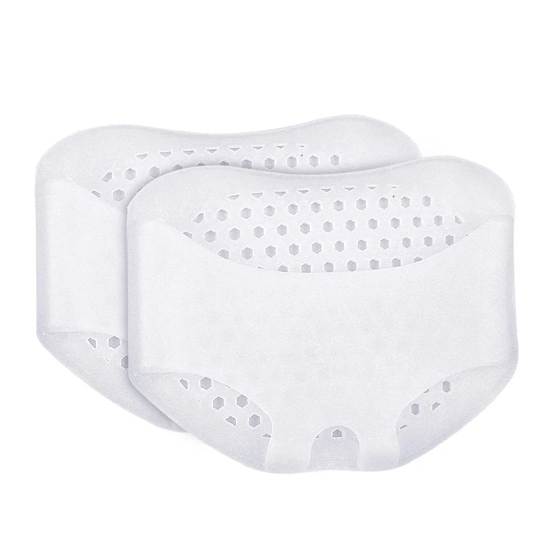 Pexmen 2Pcs Metatarsal Pads Ball of Foot Cushions for Women and Men Soft Gel Forefoot Pads Pain Relief Mortons Neuroma Callus