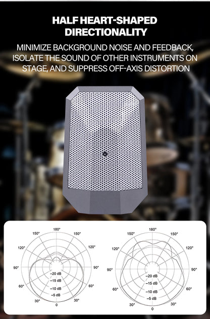 BA 19A Condenser Boundary Microphone for Instrument Applications