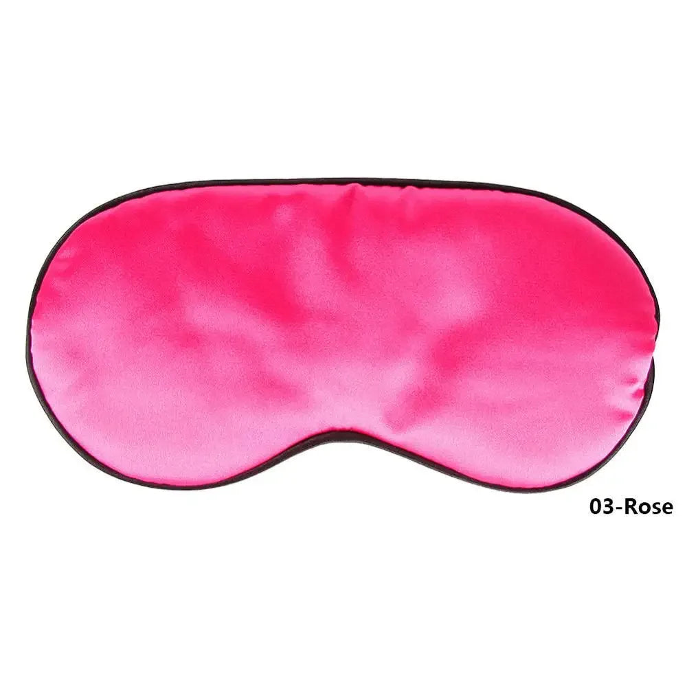 1Pc Pure Silk Sleep Natural Sleeping Eye Mask Eye Shade Cover Shade Eye Patch Women Men Soft Portable Blindfold Travel