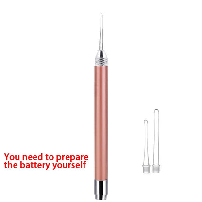 Ear wax remover with light LED Wax Removal Luminous Ear Scoop Cleaner Handy Ear Picking Tool for Hygiene and Health