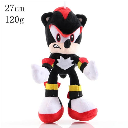 New Super Sonic Cartoon Plush Toy Shadow Amy Knuckle Tail Plush Keychain Toy Hedgehog Anime Soft Padded Doll Kids Fun Fan Gifts