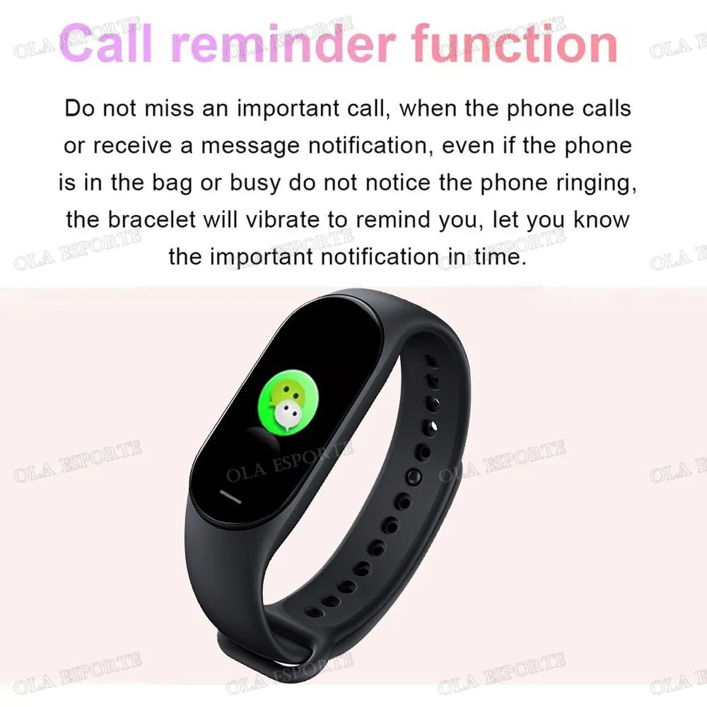 M7 Smart Watch Smartband Heart Rate Smartwatch Fitness Tracker Blood Pressure Waterproof Sport Bracelet Fitness Band 7 Men Women
