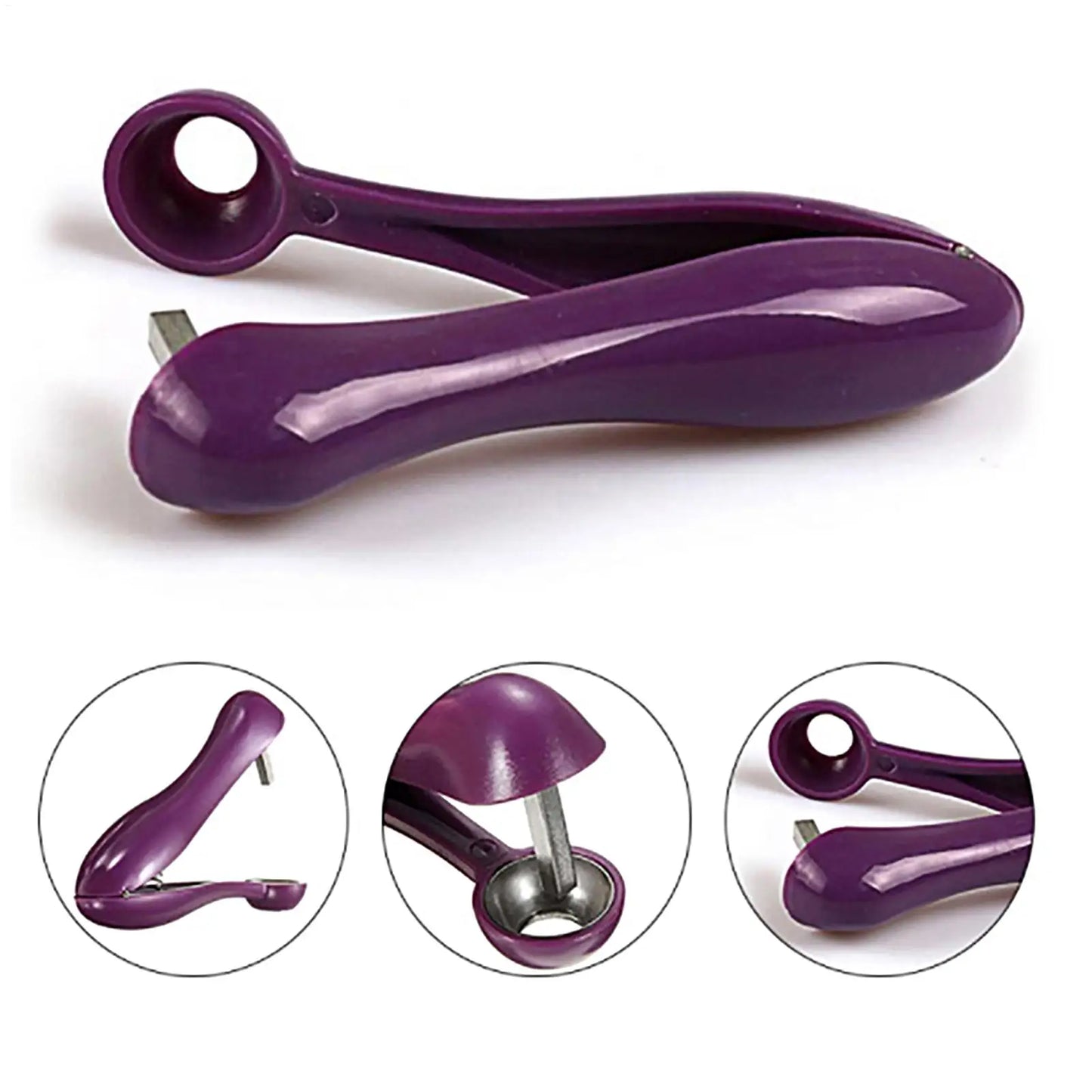 Cherry Pitter Portable Cherry Fruit Kitchen Pitter Remover Olive Corer Cherry Corer Fruit Vegetable Tools Fast Enucleate Squeeze