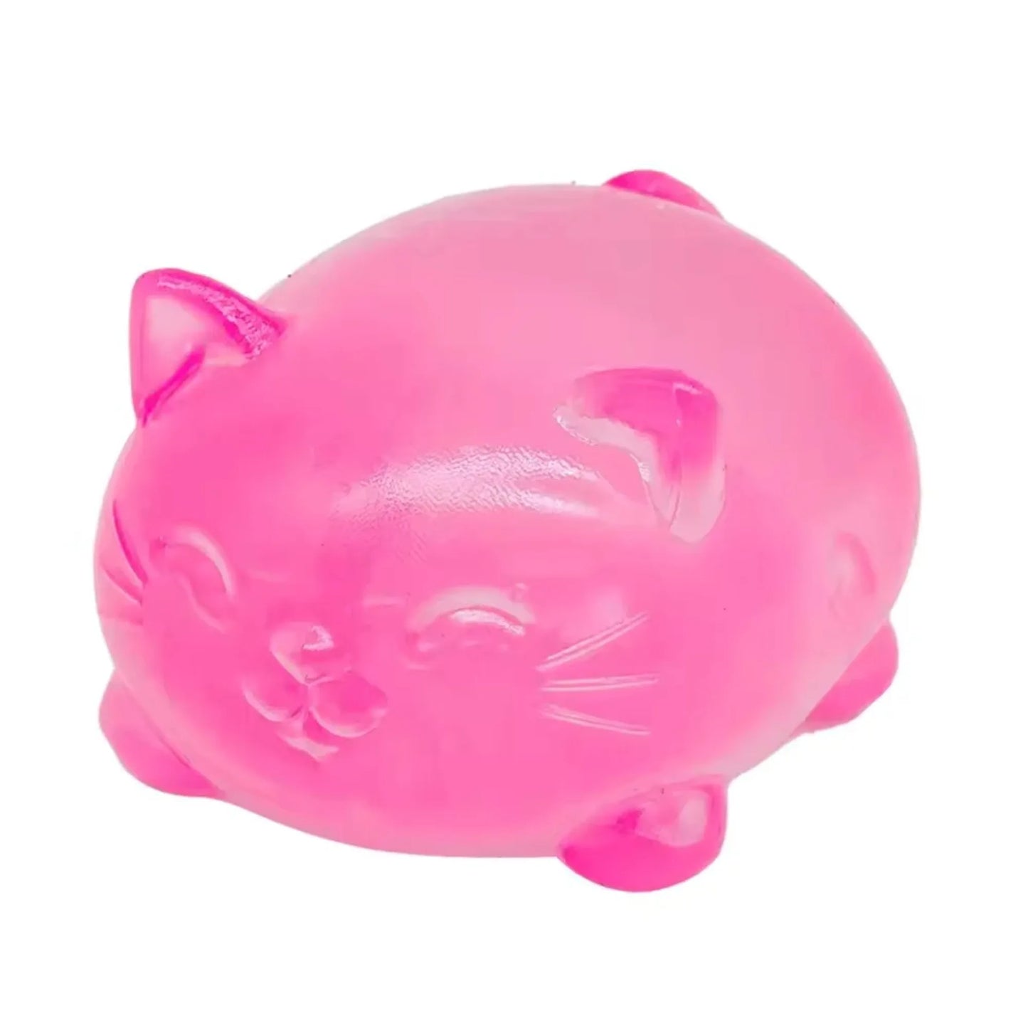 1Pc Mini Cute Cat Maltose Decompression Toy Non Stick Odorless Non-toxic Fun Toy Pressure Relief Tool For Adults and Students