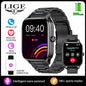 LIGE Smart Watch Answer/Make Call 1.85" Smartwatch for Android iOS Heart Rate Sleep Monitor Pedometer Waterproof Fitness Watches