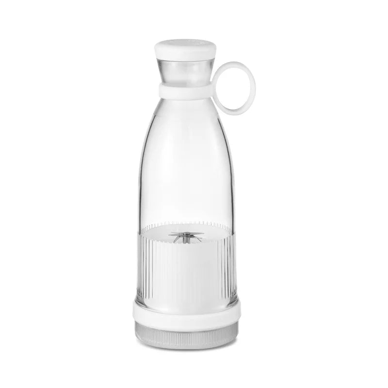 Portable Electric Juicer Cup with 6 Blades USB Mini Milkshake Blender Fresh Fruit Milk Mixing Tool for On-the-Go
