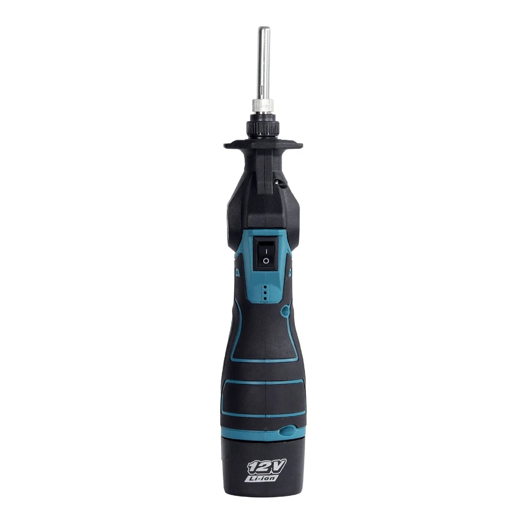 12V Cordless Soldering Iron 25W 0-400℃ Constant-Temperature Lithium-Ion Powered Electric Welding Gun with Battery & Charger