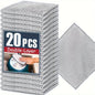 20-5pcs Thickened Steel Wire Cleaning Cloth Non-Scratch Double-layer Iron Microfiber Mesh Dishrag Washing Pot Rags Kitchen Towel