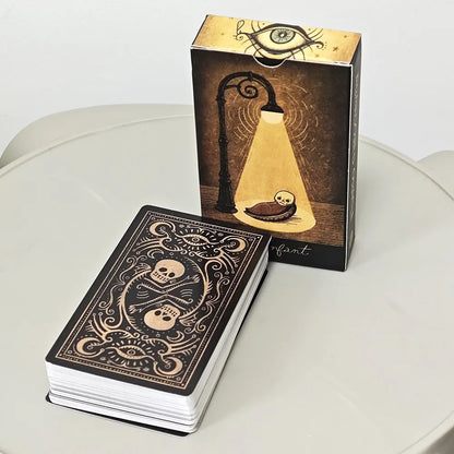 Abandoned Oracle Cards Deck 52 Cards Dark Fantasy Tarot Fortune Telling Witchcraft Spirit Board Game English Ver.