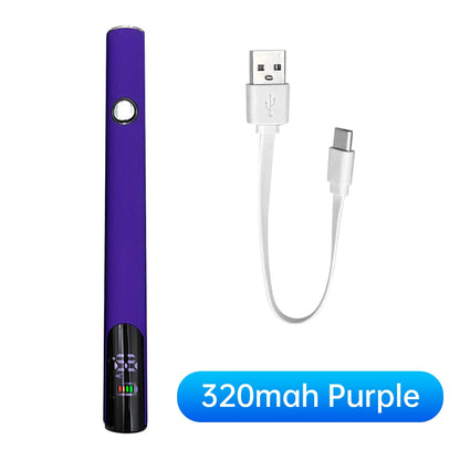 320mAh Battery Soldering Iron Digital Preheating Battery Button voltage Adjustment 510 Preheating Battery Soldering Iron Pen