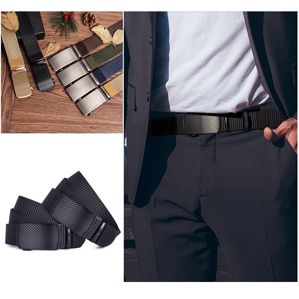 Automatic Buckle Light Comfortable Nylon Military Belt Outdoor Hunting Multifunctional Tactical Canvas Belt High Quality Men Bel