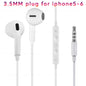 Wired Earphones Type c Earbuds for Apple Lightning Headphones with Line Iphone 5 6 8 7 Plus X XS MAX XR 10 11 12 13 14 Pro 15 16