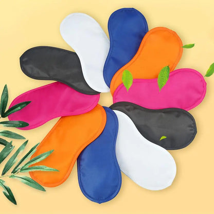 Imitated Silk Eye Patch Shading Sleep Eye Mask Eye Patch Lunch Break Sleep Eye Mask Travel Relax Cover Eyeshade Cover