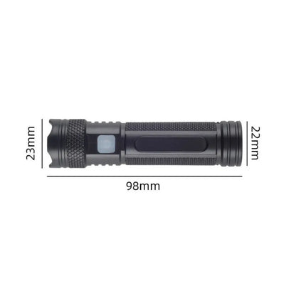 365nm UV Flashlight USB- C Rechargeable Life-grade Waterproof Ultraviolet Torch Light Handheld Mini 365nm Purple Light Wick
