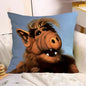 Classic TV Series A-Alf Pillow Covers Cartoon Sofa Decorative Home Double-sided Printing Short Plush Cute Cushion Cover