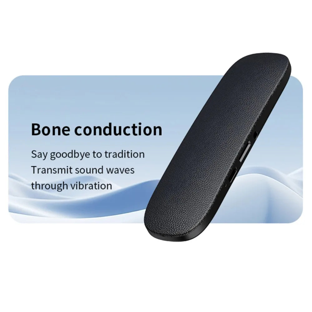 High Quality Bone Conduction Sleep Bluetooth Speaker White Noise Rechargeable Under-pillow Speaker Portable Ultrasonic Sleep Aid