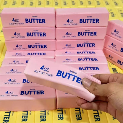 In Stock Butter Stick Squishy Toy Slow Rising Squeeze Toy Butter Bar Brick Squishy Fidget Toy Anti Stress Release Relax Gift