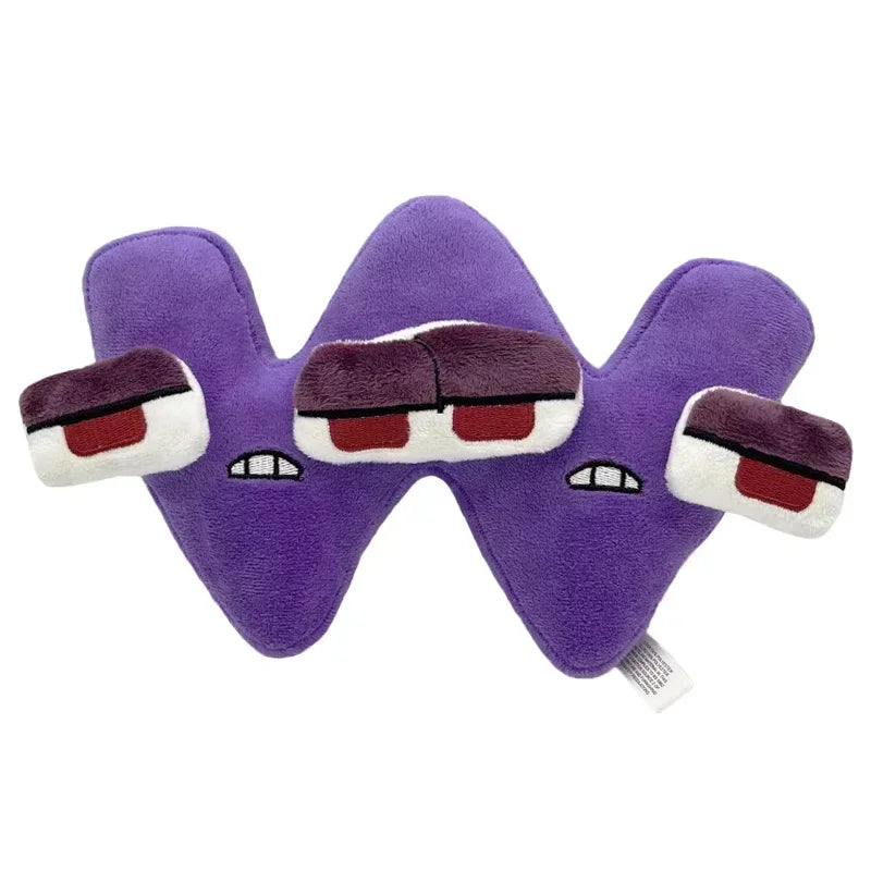 T Alphabet Lore Plush Toys Anime Doll Kawaii 26 English Letters Stuffed Toys Kids Enlightenment Montessori Plush Toy Doll Gifts