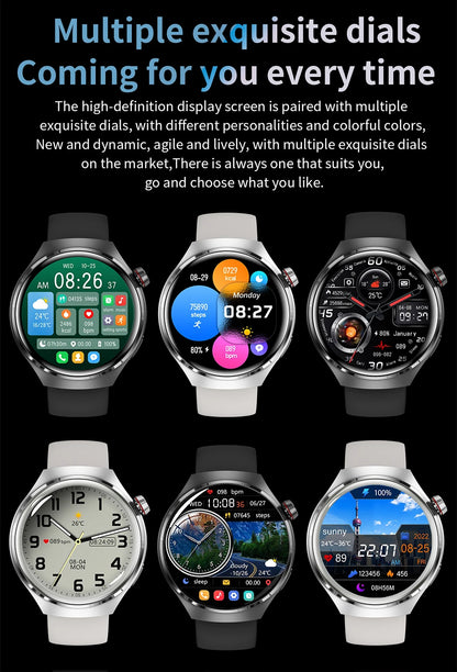 LIGE Men's Smart Watch Outdoor Sports Watches Heart Rate Blood Oxygen Monitoring Motion Trajectory Bluetooth Call Smartwatch