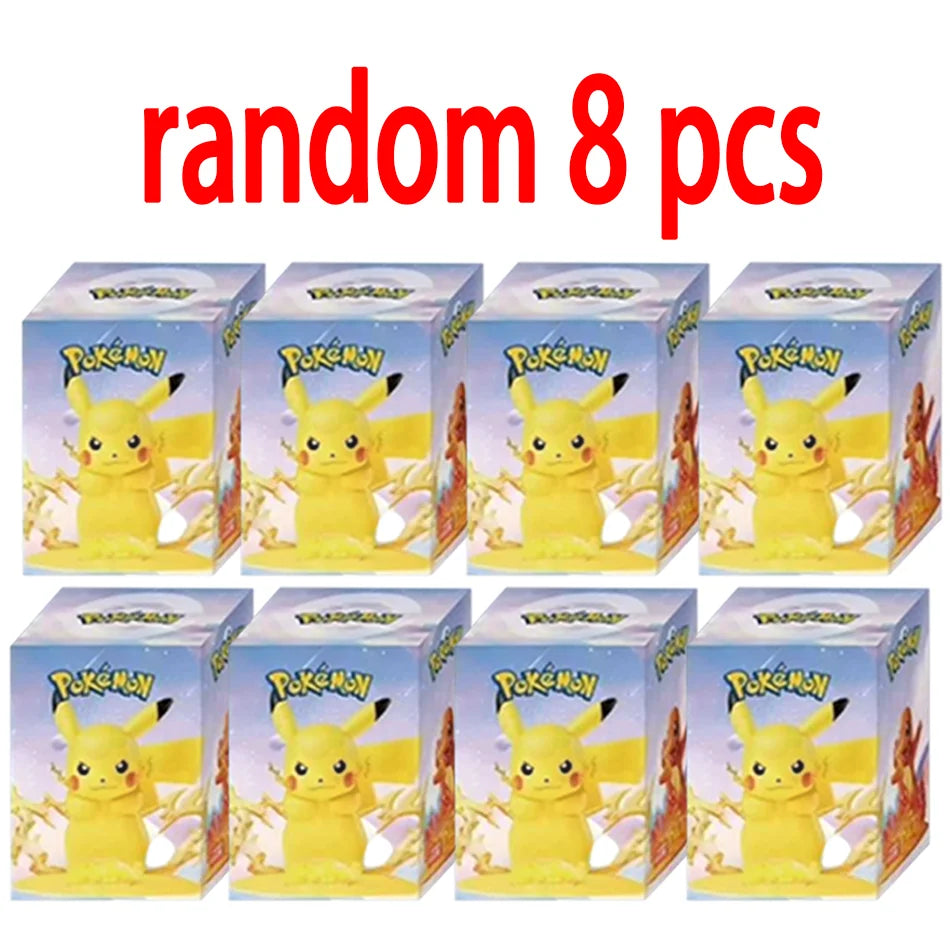 12 Pokémon Action Dolls Pikachu Blind Box Anime Models Desktop Decorations Pokémon Toys Children's Birthday Gifts