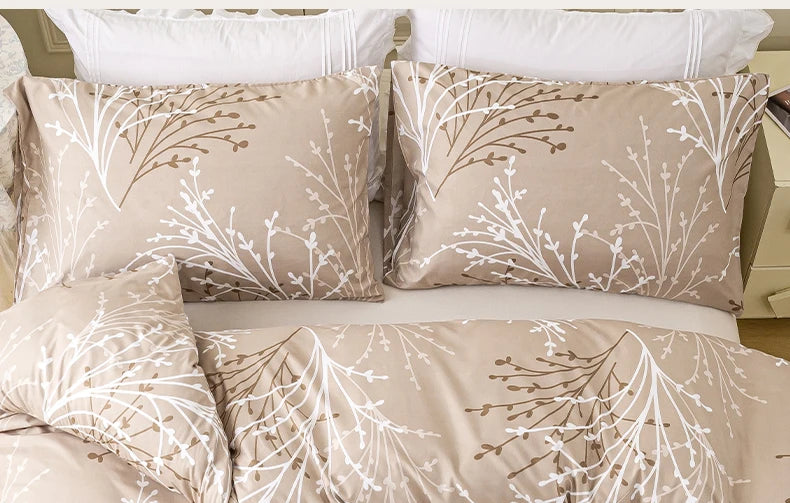 2pcs/4pcs Floral Pattern Pillow Cover Set (Pillow Inner Not Included), Soft & Comfortable, Suitable For All Seasons