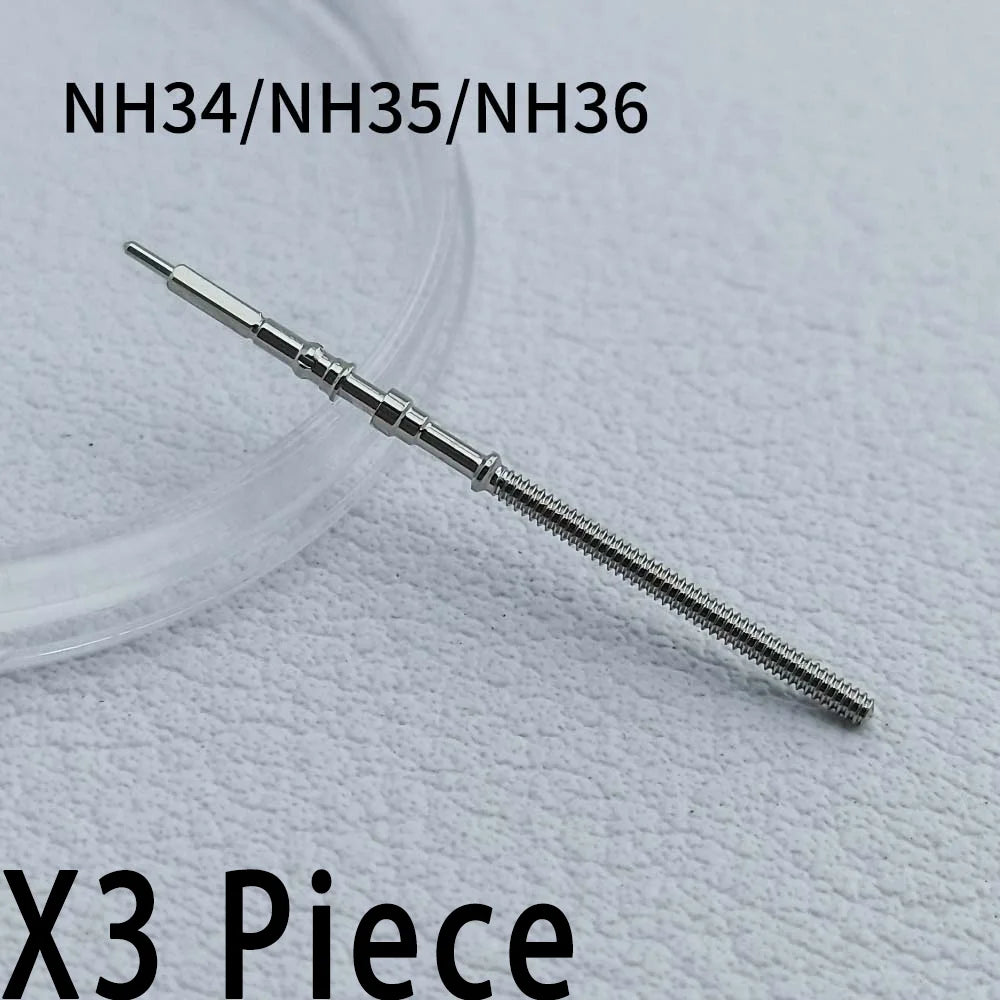 10Pcs/3Pcs NH35 Stems Movement Watch Stem Crown Kit Watch Parts For NH34 NH35 NH36 VK63 Miyota8215 Stem Spare Parts High Quality