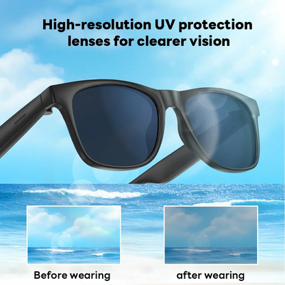 AI Smart Wireless Glasses Bluetooth Sunglasses Remote 8K Control Touch Photo Camera Recording Voice Assistant Translator
