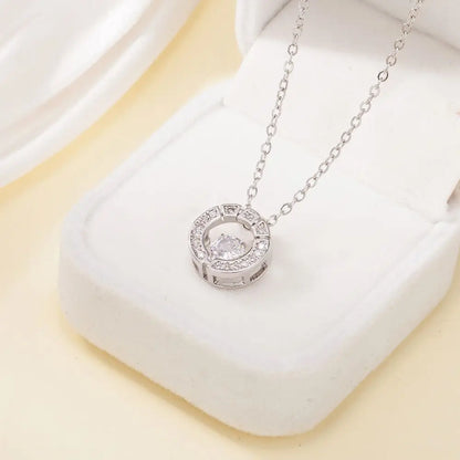 TOHM Classic Fashion Stainless Steel Choker Necklace Zircon Chain For Couple Jewelry Gifts Dropshipping Wholesale