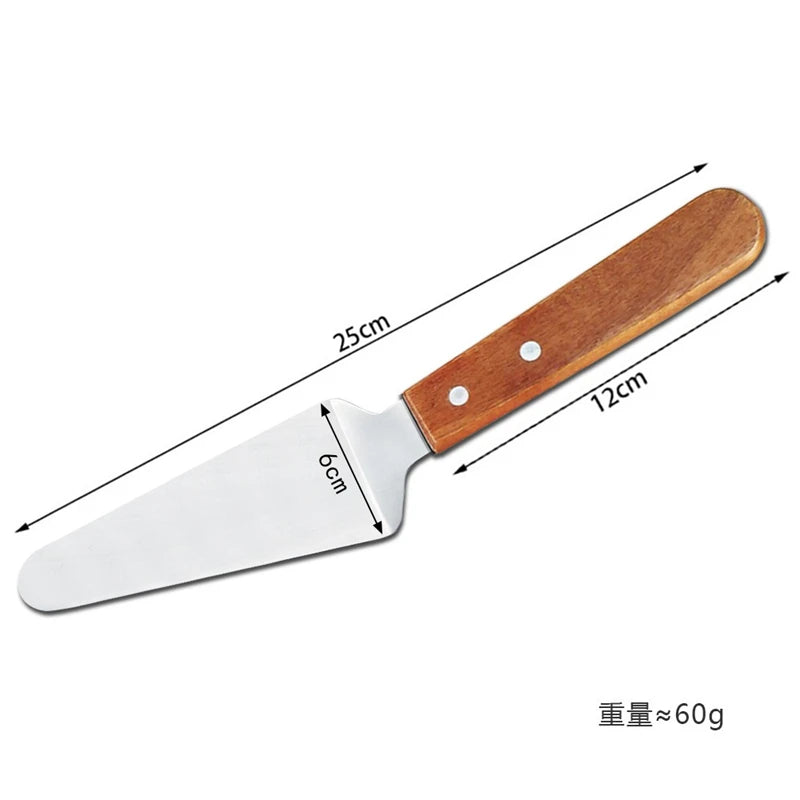 Stainless Steel Spatula and Grill Scraper Non Stick Durable Barbecue Cooking Tools Pizza Shovel Pancake Beef BBQ Utensils