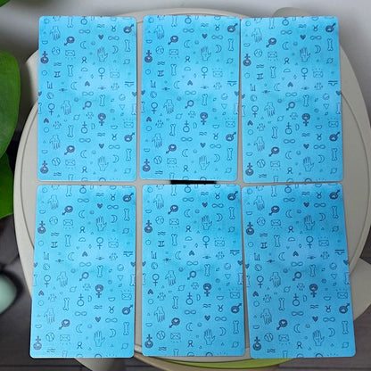 Dog Tarot Deck in Rigid Box, 78 Pcs Cards Inspired By Wise Companion Printed on 350GSM Double-embossed Cardstock - 12*7cm