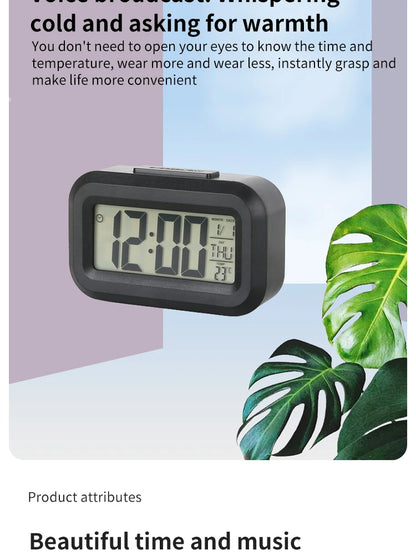Mini Timer Smart Clock Children Alarm Clock Student Time Manager Desktop Silent Bedside Electronic Small Alarm Clock