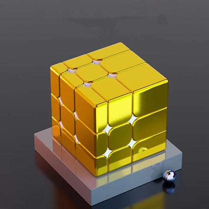 Shengshou Plating 3x3x3 Magnetic Magic Cube Professional Speed Puzzle Cubo Magico Educational Toy Games Birthday Christmas Gifts