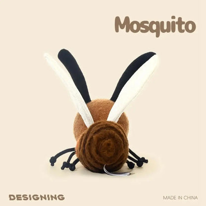 Stuffed Animal Mosquito Plushie Home Decoration Funny Insect Mosquito Insect Toy 25CM Cartoon Stuffed Mosquito For Children
