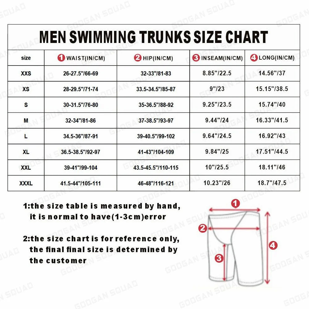 Zootekoi Mens Swimming Trunks Beach Surf Tights Shorts Endurance Athletic Training Quick Dry Jammer Diving Surfing Swimwear 2023