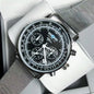 2026 Fashion New Retro Business Casual Leather Strap Quartz Watch Zeppelin Men's Watch Green Dial Luxury Gift Watch