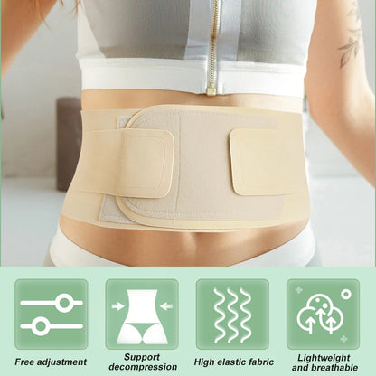 1pc New Thin Back Brace for Lower Back Pain Lumbar Support Belt for Men and Women, Waist Support for Lower Back Pain Relief