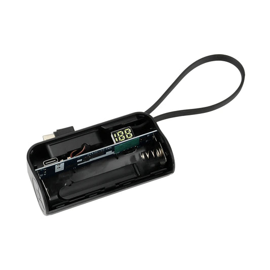 1x 21700 Mini Power Bank Case DIY Mobile Power Supply Battery Box kit Free Welding Type-C For Smart Phones Not Include Battery