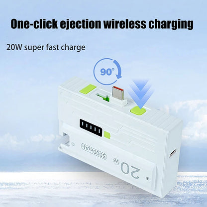 20W DIY Power Bank Box 21700 Universal Battery Charger Case Type-C Fast Charging For Mobile Phone Not Including Batteries