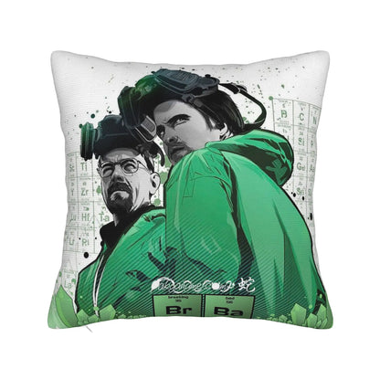 Saul Goodman Actor Square Pillow Case Breaking Bad Cushion Covers Customized Zippered Decorative Pillowcase for Sofa 40*40cm