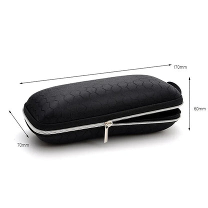 Portable Glasses Case For Women Men Sunglasses Box With Lanyard Zipper Eyeglass Case Cover Protector