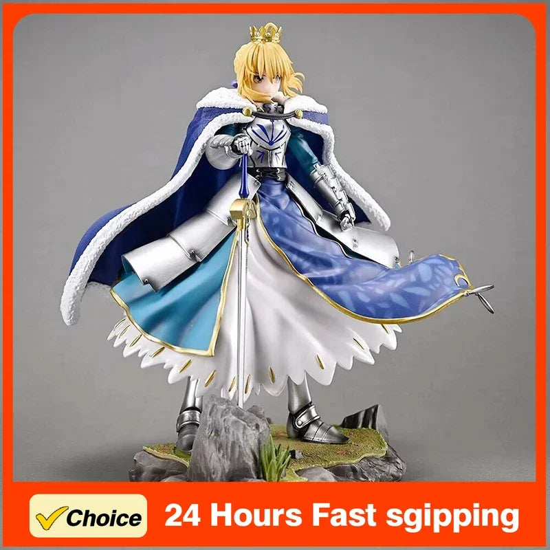 Fate Grand Order Altria Pendragon Saber Alter Rider 27cm Anime Figure Model Doll Jeanne D Arc Action Figurine Collectible Toy