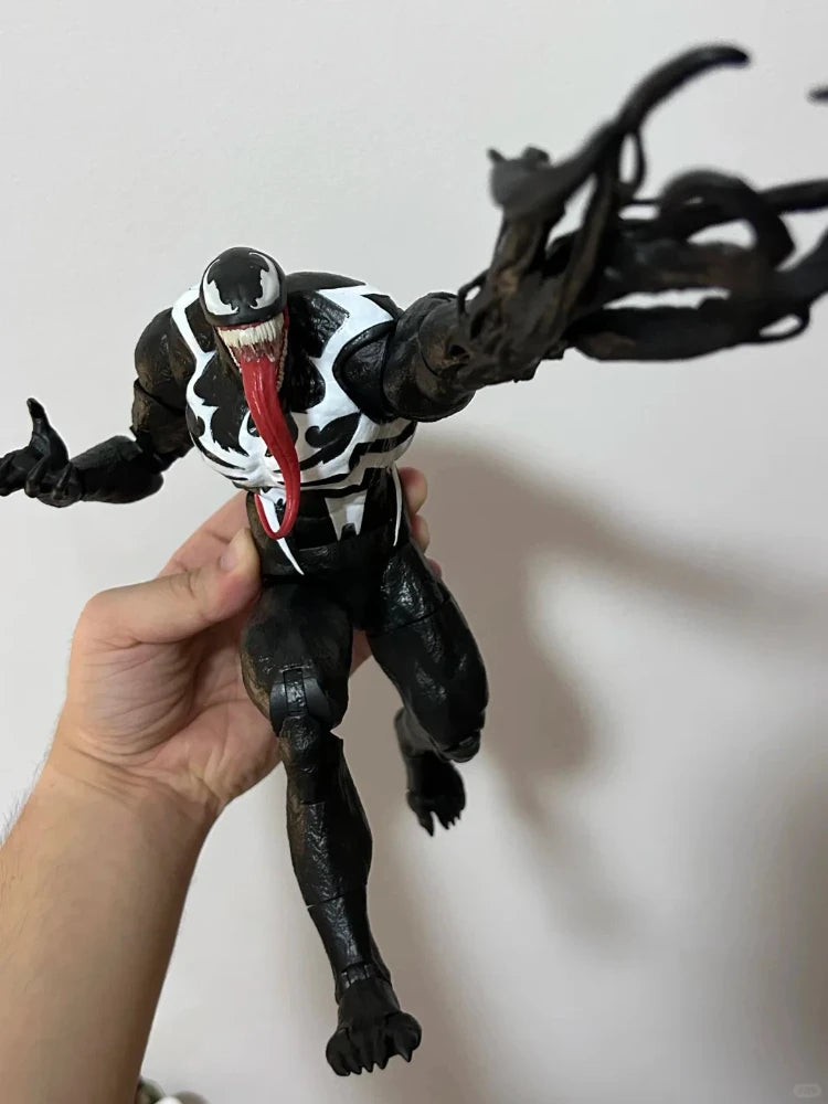 New Venom Highly Articulated Action Figure with Swappable Heads Boxed PVC Collectible Model Desktop Display Hobby Toy Gift