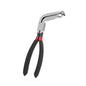 8" 60-Degree Electrical Disconnect Pliers For Automotive Connectors & Sensors - Angled Wire Plug Removal Tool