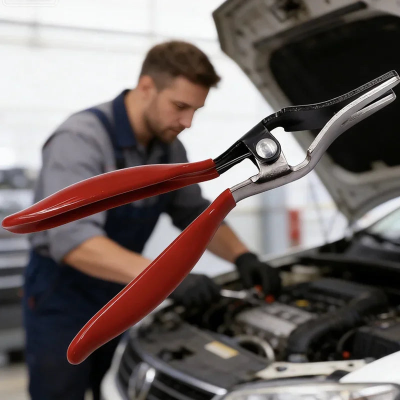 Automobile Oil Hose Pipe Buckle Removal Tool Oil Pipe Separation Clamp Joint Tightening Pliers Fuel Filter Automotive Pipe Tool