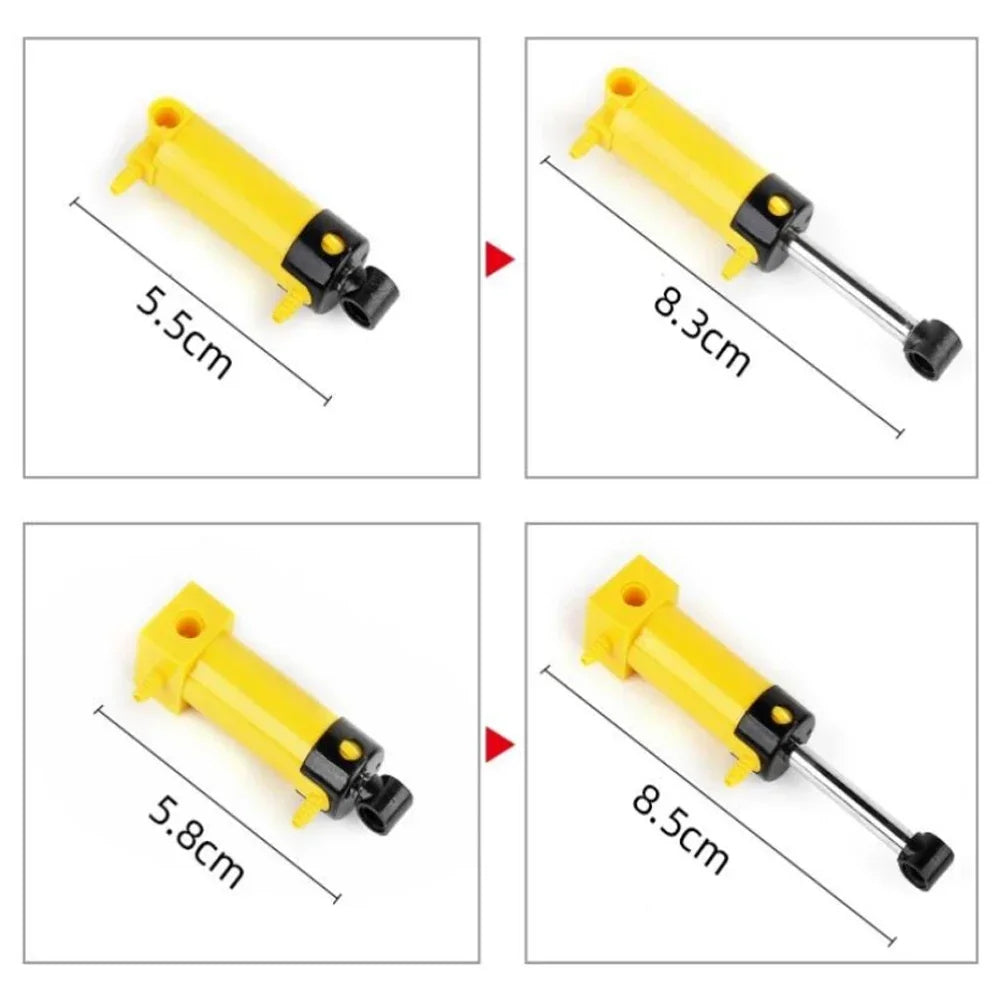 MOC Technical Hose Air Pump Tank Push Rod Putter Switch Piston Compatible With legoeds Pneumatic Parts 9641 42043 47225 61904