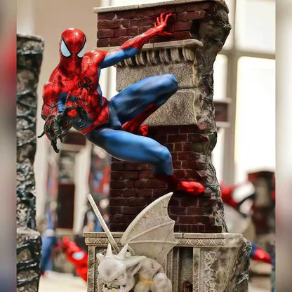 29cm 11.4 inch Anime Spider-Man Action Figures Pvc Statue Desktop Ornamen Collection Statue Model Decoration Room Toys Gifts