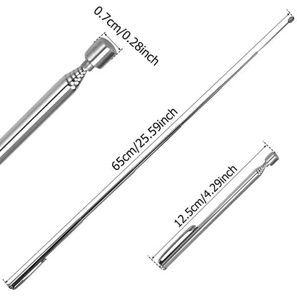 1.5LB Telescoping Magnet Pen, Extendable Magnetic Pickup Tool for Car Repair & Machinery Maintenance, Garage Workshop Essential